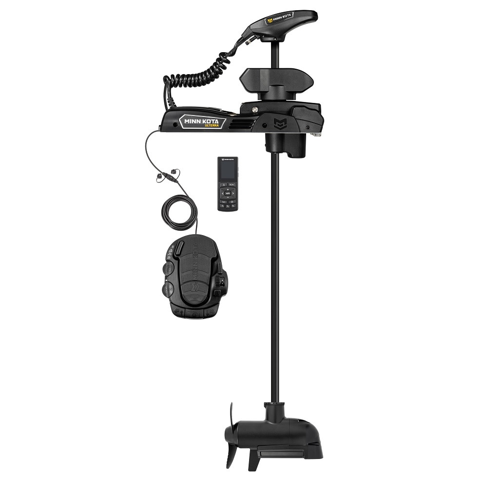 Minn Kota MIN1358502 Ultra Quest 90-115 Trolling Motor with Wireless Remote - 60 in. 90 to 115 lbs Mega Down Side Imaging&#44; 24 to 36V