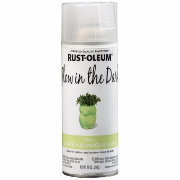 Rust-Oleum 186504 10 oz Glow in the Dark Green Spray Paint&#44; Pack of 6