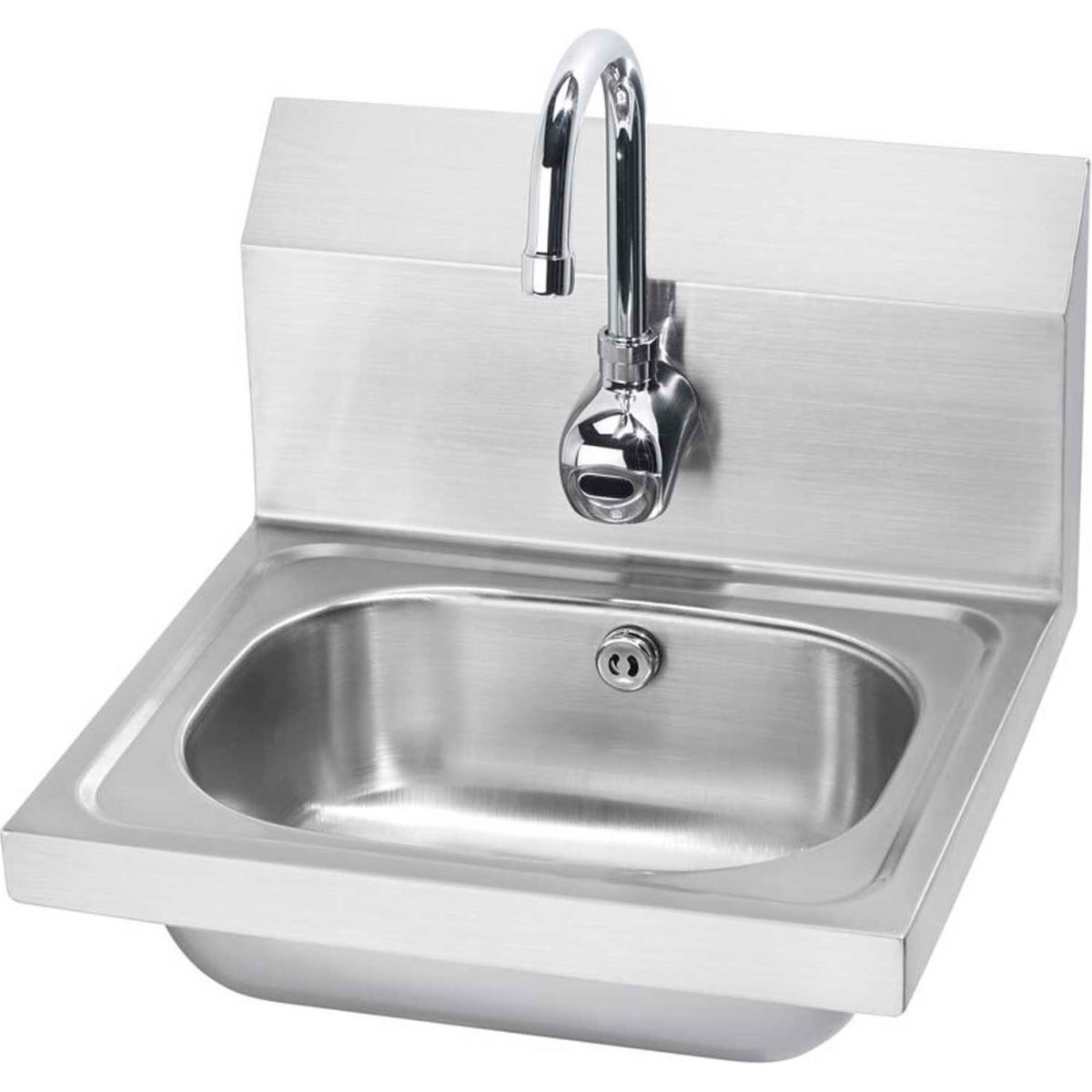 Krowne B2169841 16 in. Wide Hand Sink with Electronic Faucet&#44; Electronic Sensor