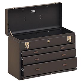 Kennedy Manufacturing B211563 20 in. 3-Drawer Machinists Chest - Brown