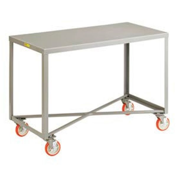 Little Giant 5227200 1000 lbs Mobile Table&#44; 1 Shelf - 30 x 60 in.