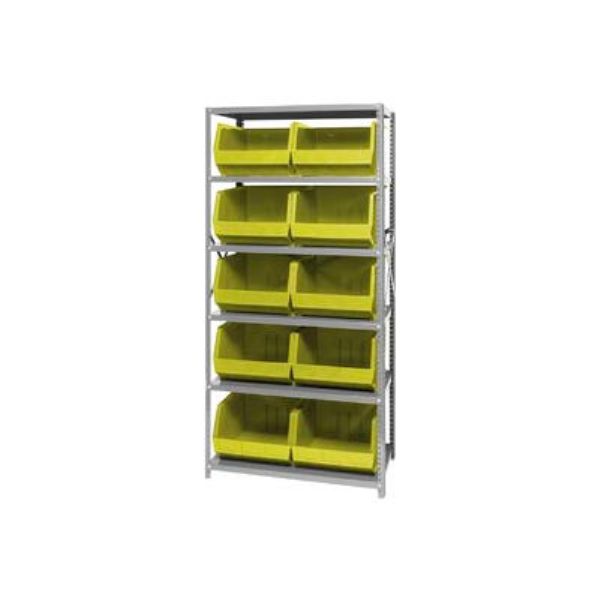 Quantum Storage Systems 268943YL QSBU270 Steel Shelving with 10 Giant