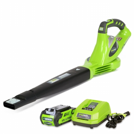 Greenworks 24252 40V Gmax Blower With 2.0Ah Battery And Charger