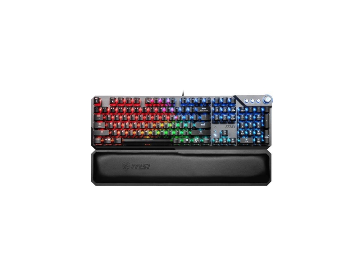 MSI (Micro Star) VIGOR GK71 SONIC RED AM Vigor Mechanical RGB Gaming Keyboard with Sonic Red Switches