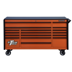 Extreme Tools EXTDX722117RCORBK TPL Bank Roller Cabinet - Orange Black Drawer