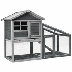Total Tactic PS7362 Wooden Chicken Coop with Ventilation Door & Removable Tray for Indoor & Outdoor