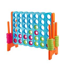 Total Tactic SP37375 4 in. A Row 4-to-Score Giant Jumbo Game Set for Family Party Holiday