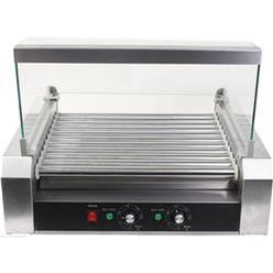 Total Tactic EP19236 Commercial 30 Hot Dog 11 Roller Grill Cooker Machine