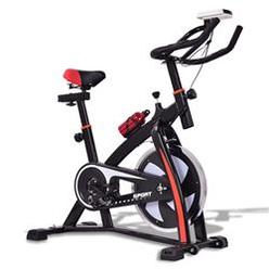 Total Tactic SP35307 Indoor Exercise Bicycle Bike&#44; Black & Red