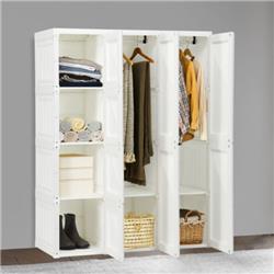 Total Tactic HU10508 Foldable Closet Clothes Organizer with 12 Cubby Storage