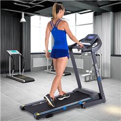 Total Tactic SP36091US Goplus 2.25 HP Folding Treadmill Electric Motorized Power Running Fitness Machine