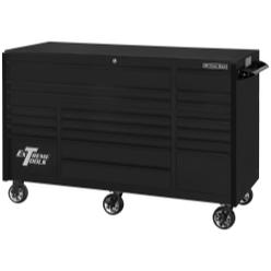 Extreme Tools EXTRX723019RCMBBK-250 TPL Bank Roller Cabinet - Matte Black Drawer