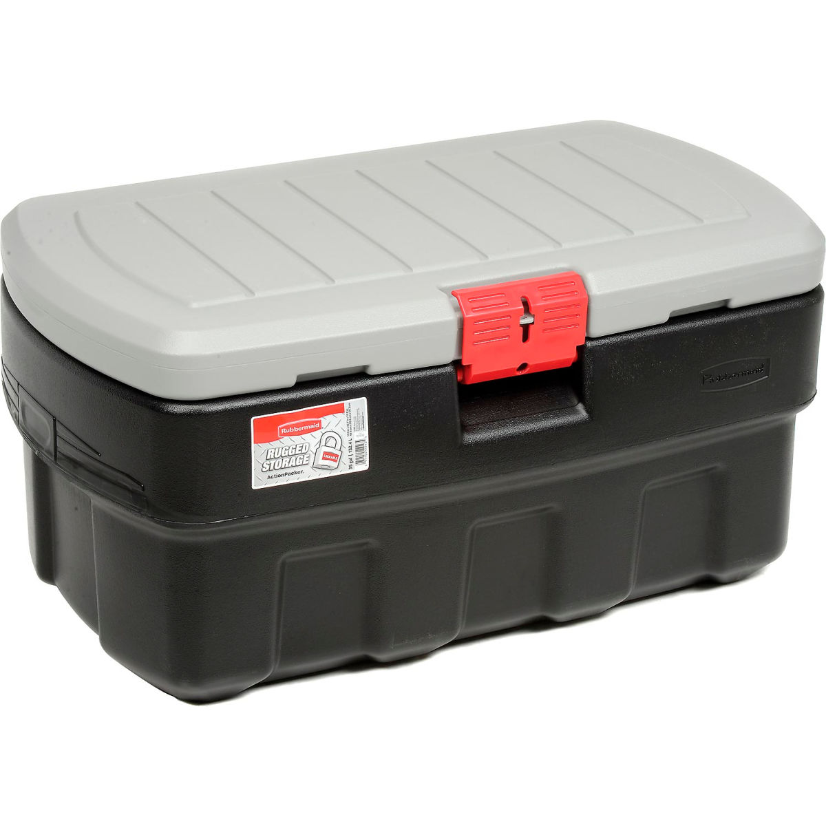 United Solutions 4134400 35 gal ActionPacker Lockable Storage Box - Black - 32.25 x 20 x 17.25 in.