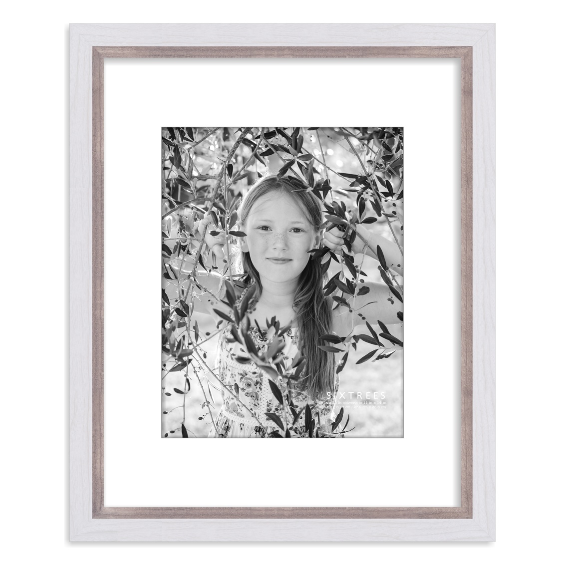 Stockage Supreme 16 x 20 in. Shelby White & Grey Matted Dual Wood Picture Frame