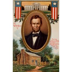 BrainBoosters Abraham Lincoln&'s Birthday Nostalgia Cards Poster Print - 18 x 24 in.