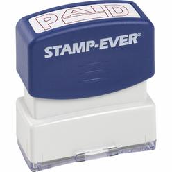 Classroom Creations Pre-Inked Paid Message Stamp&#44; Red