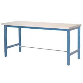 Cromo 72 x 36 in. Production Workbench - ESD Laminate Square Edge - Blue