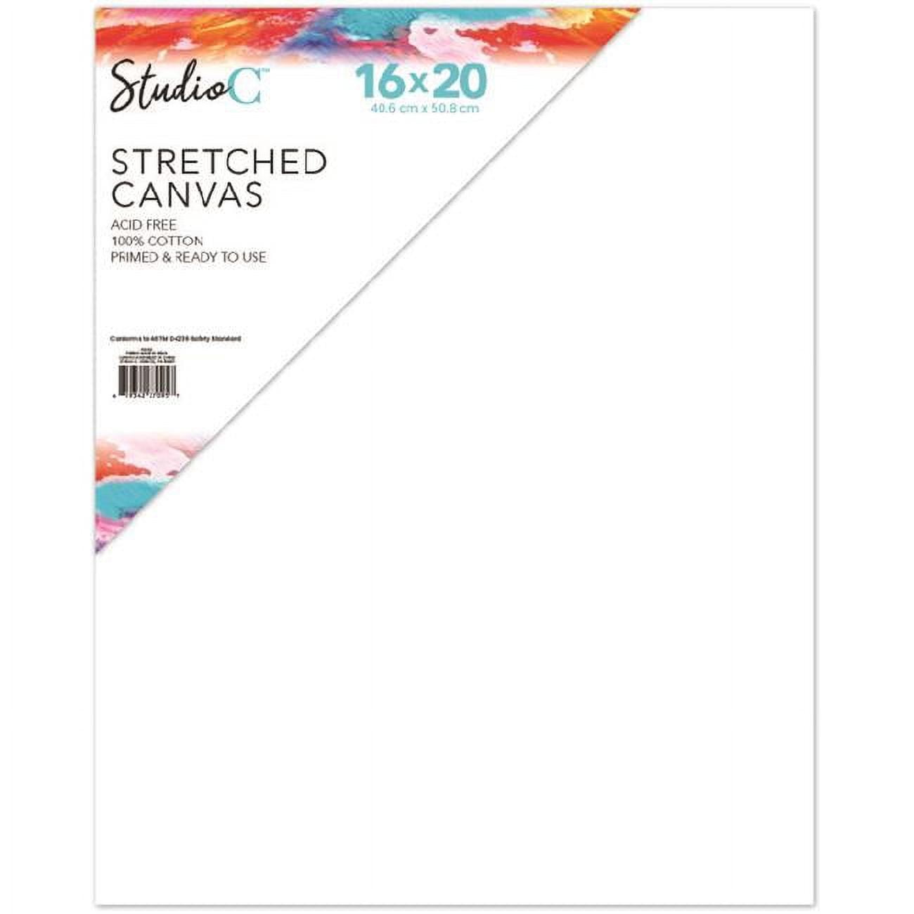 OfficeSpace 16 x 20 in. Acid Free Stretched Canvas - Pack of 24