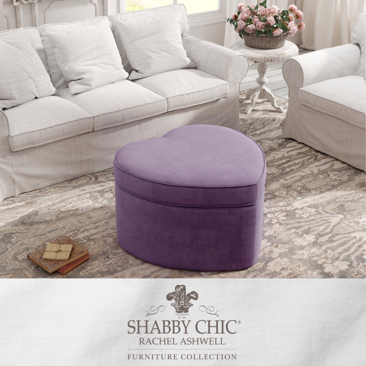 Purple storage deals ottoman