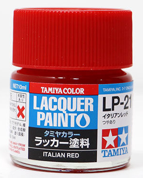 Made-to-Print 10 ml Lacquer Paint LP-21 Italian Bottle - Red