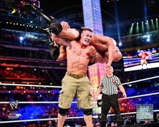 H2H John Cena Wrestlemania 29 Action Sports Photo - 10 x 8