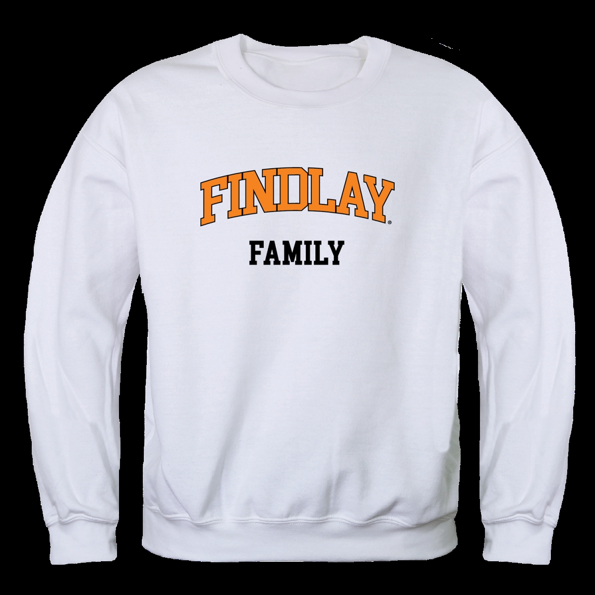 FinalFan University of Findlay Oilers Family Crewneck Sweatshirt&#44; White - Small