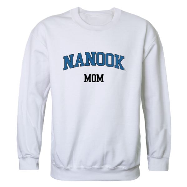 FinalFan University of Alaska Fairbanks Nanooks Mom Crewneck Sweatshirt&#44; White - Small
