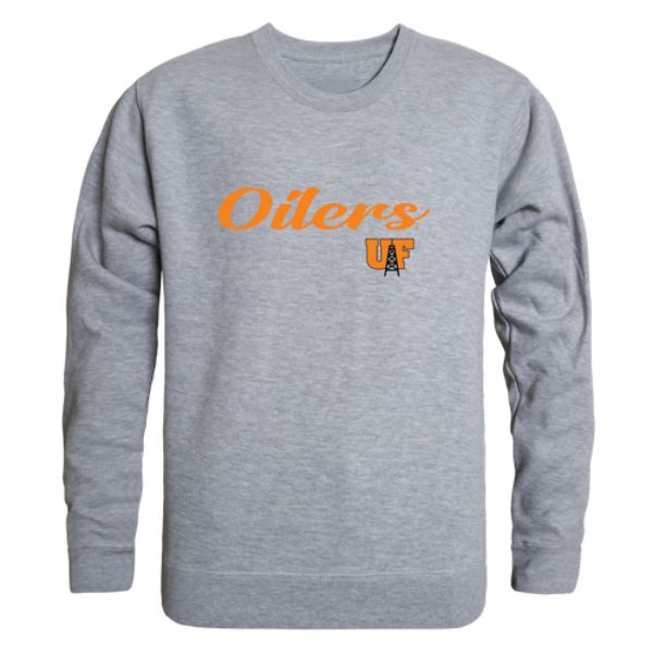 FinalFan University of Findlay Oilers Script Crewneck Sweatshirt&#44; Heather Grey - 2XL