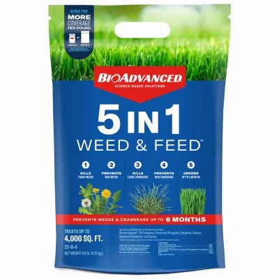 PG Perfect 4 m 5-in-1 Lawn Fertilizer Weed & Feed&#44; Covers 4000 sq. ft.