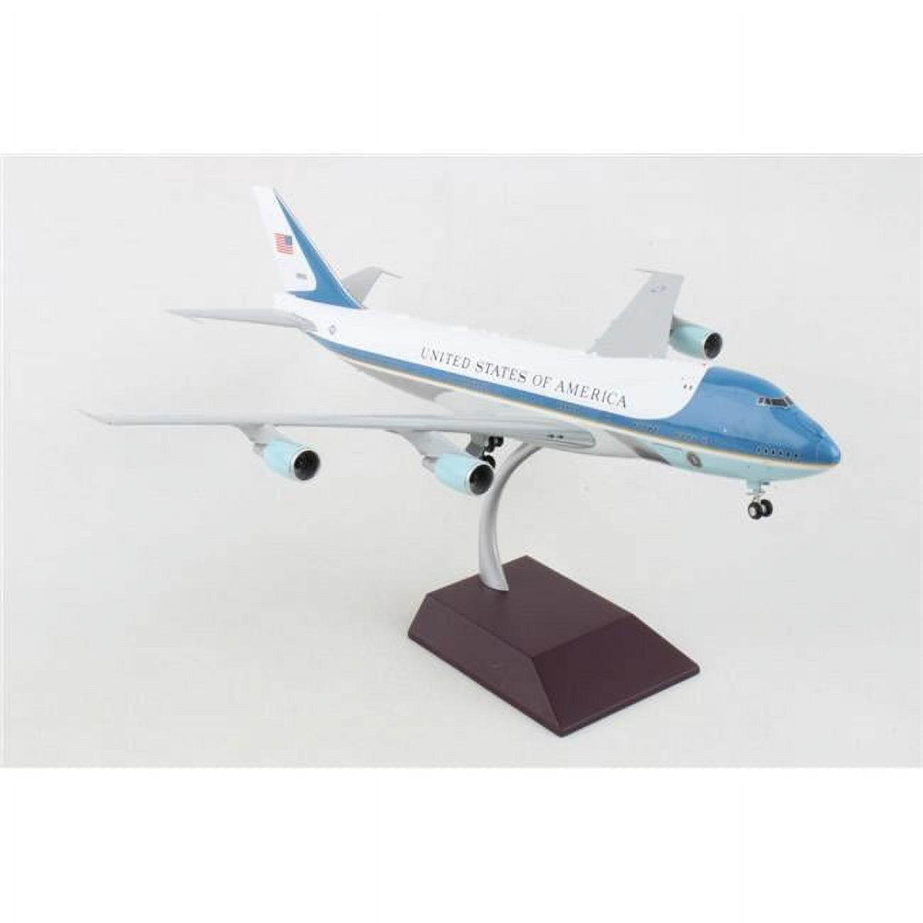 ThinkandPlay 1-200 Scale Reg No. 82-8000 Aircraft Model Plane for Air Force One B747-200