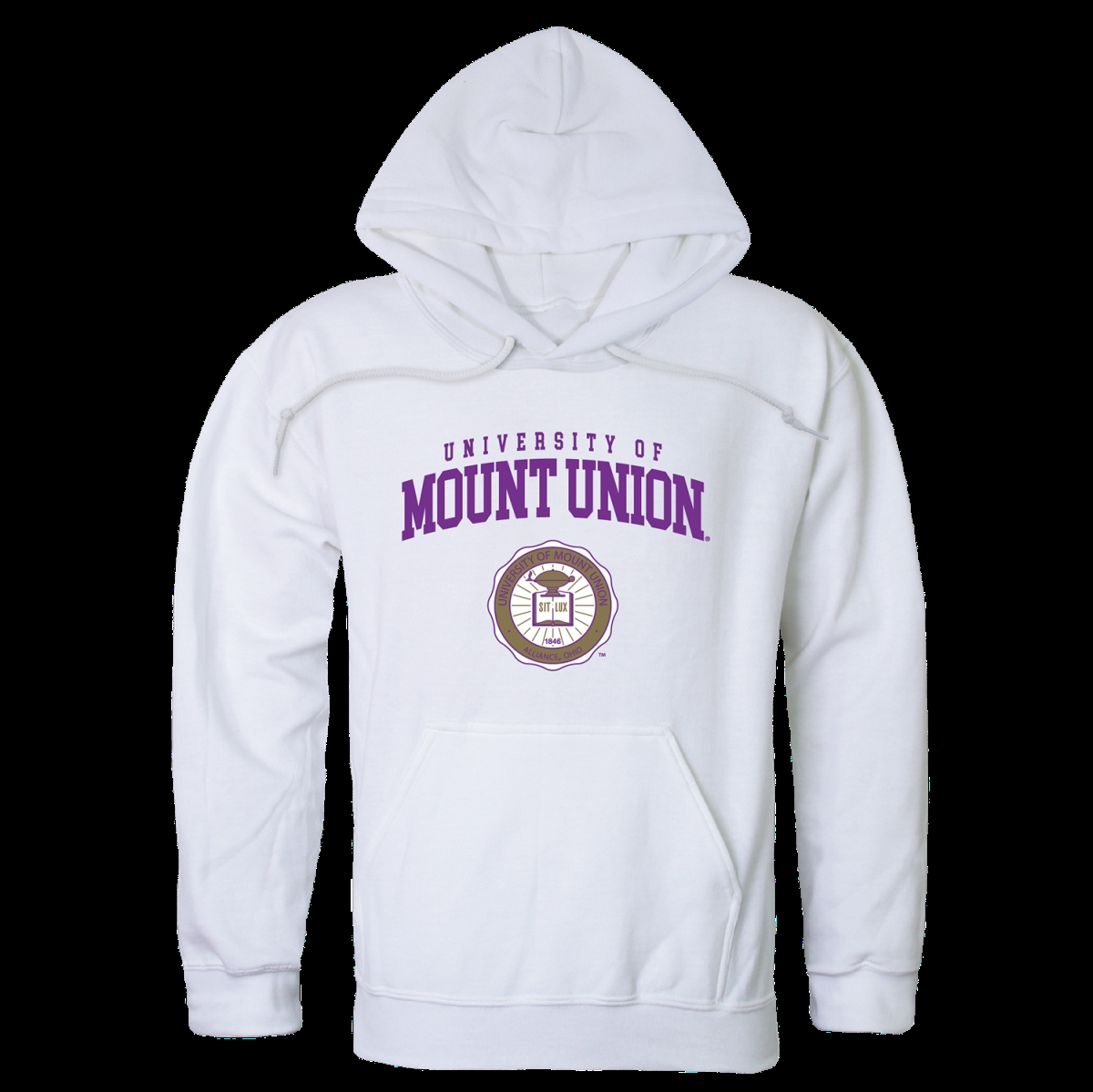 FinalFan University of Mount Union Purple Raiders Seal Hoodie