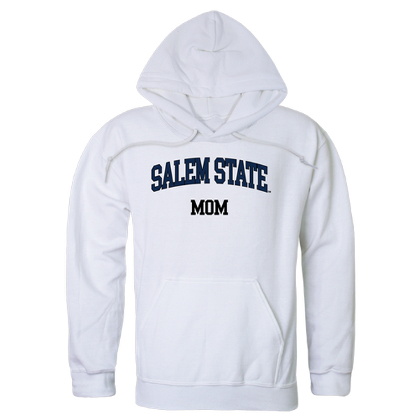 FinalFan Salem State University Vikings Mom Hoodie&#44; White - Extra Large
