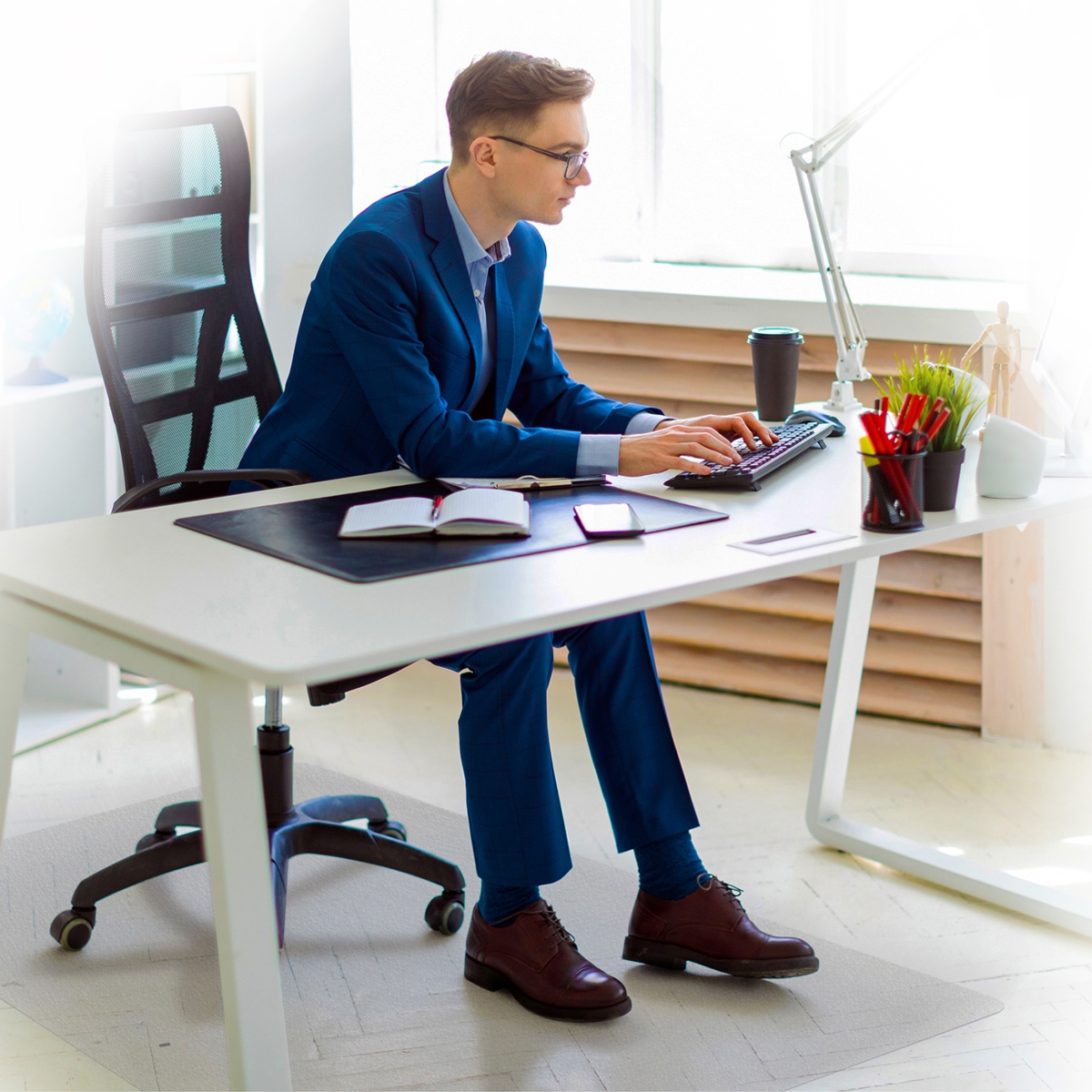 Computer chair best sale mat kmart