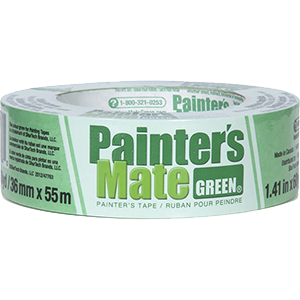 BeautyBlade 103365 2 in. x 60 Yard Painters Masking Tape - Mate Green