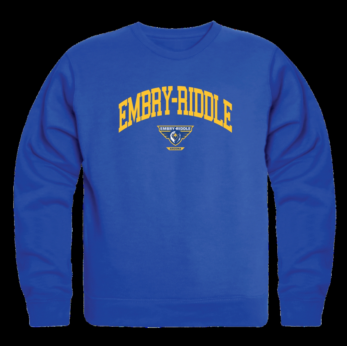 FinalFan Embry-Riddle Aeronautical University Eagles Campus Crewneck Sweatshirt&#44; Royal - Extra Large