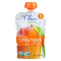 Beku Bakeware 3.5 oz Just Fruit Organic Mangoes Stage 1 Baby Food - 4 Months & Up - Case of 6