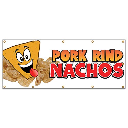 Amistad 120 in. Concession Stand Food Truck Single Sided Banner Pork