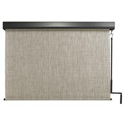 OpenSkies Exterior Crank Sunshade with Valance&#44; Caribbean - 120 x 96 in.