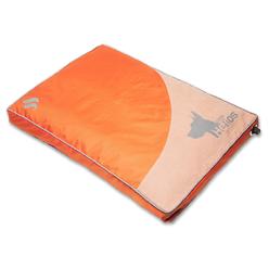 Good Boy Organics Aero Inflatable Outdoor Dog Bed Mat - Orange - Small