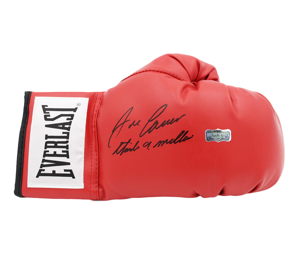 Olympian Athlete Jose Canseco Signed Everlast Boxing Glove with Thanks a Million Inscription&#44; Red