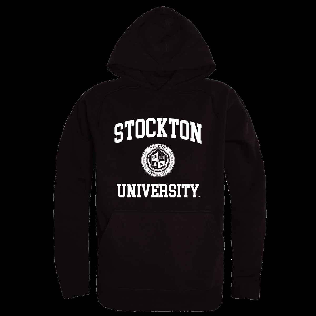 FinalFan Stockton University Ospreys Seal Hoodie Black Small