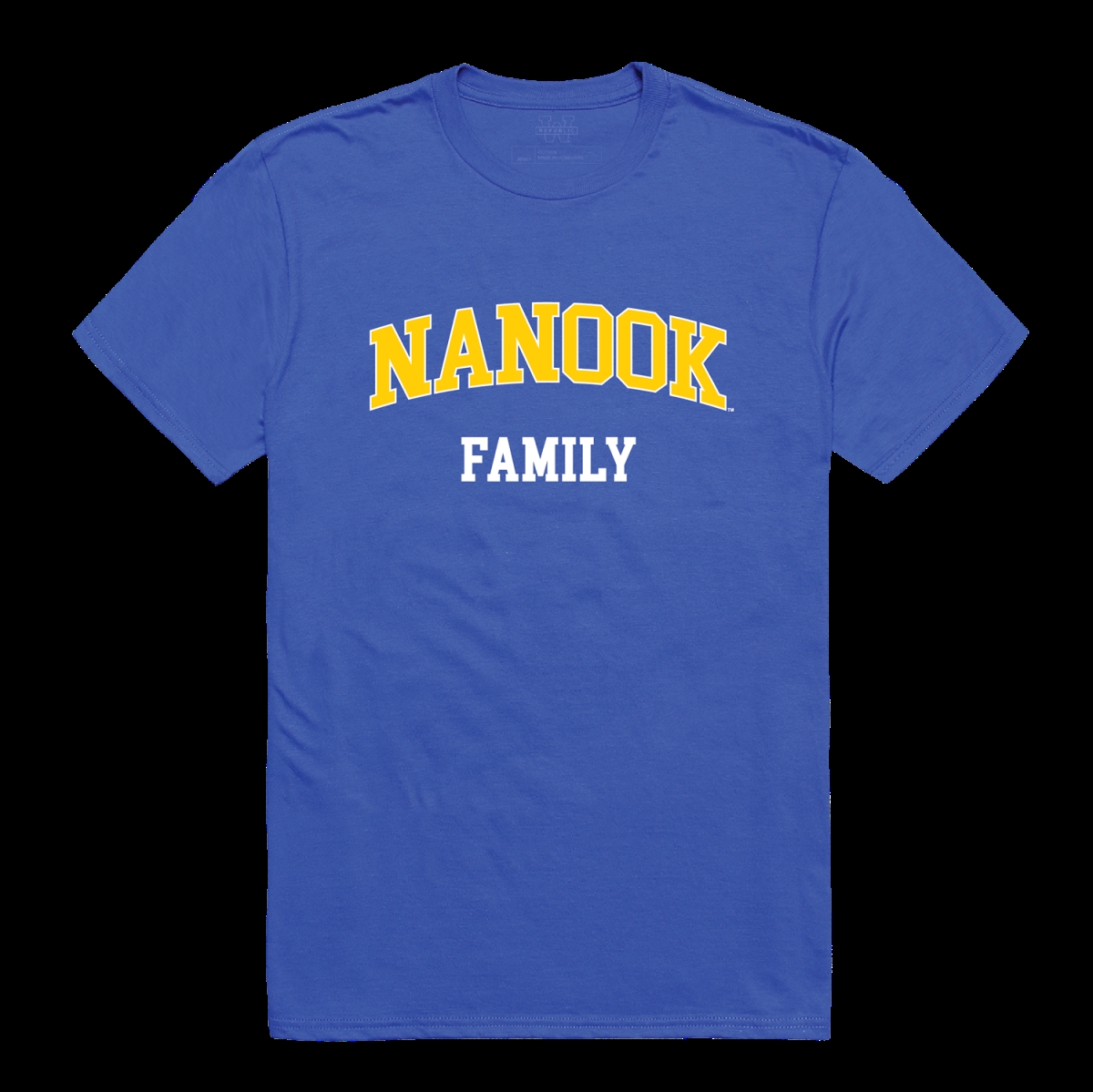 FinalFan University of Alaska Fairbanks Nanooks Family T-Shirt&#44; Royal - Small