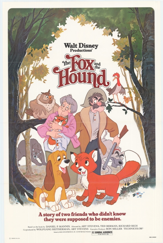 BrainBoosters Fox & the Hound the Movie Poster - 27 x 40 in.