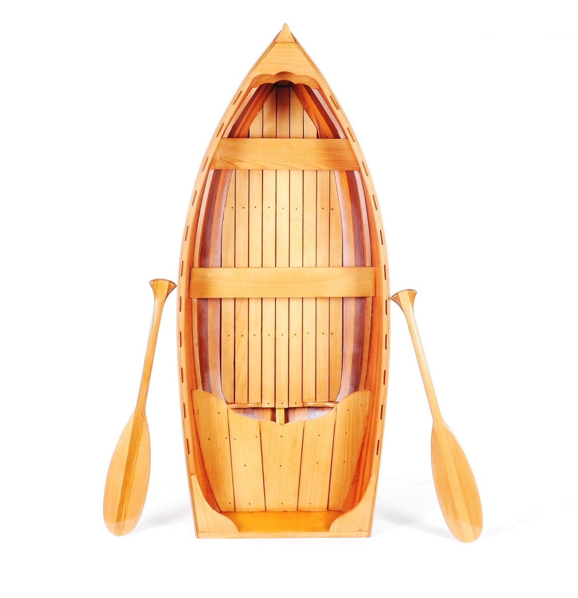 PalaceDesigns Wooden Whitehall Dinghy 5 ft. Display - 26.5 x 62 x 14.5 in.