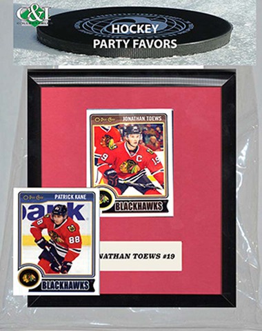 Relic Candlcollectables  NHL Chicago Blackhawks Party Favor With 6 x 7 Mat and Frame