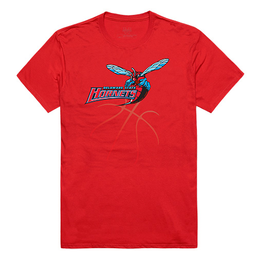 FinalFan Delaware State University Basketball Tee for Men - Red - Extra Large