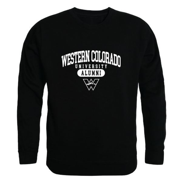 FinalFan Western Colorado University Mountaineers Alumni Fleece Sweatshirt&#44; Black - Small
