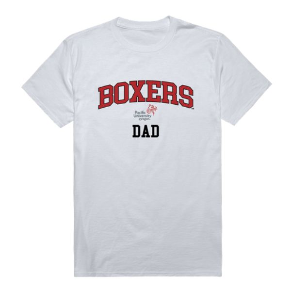 FinalFan Pacific University Boxers College Dad T-Shirt&#44; White - Extra Large
