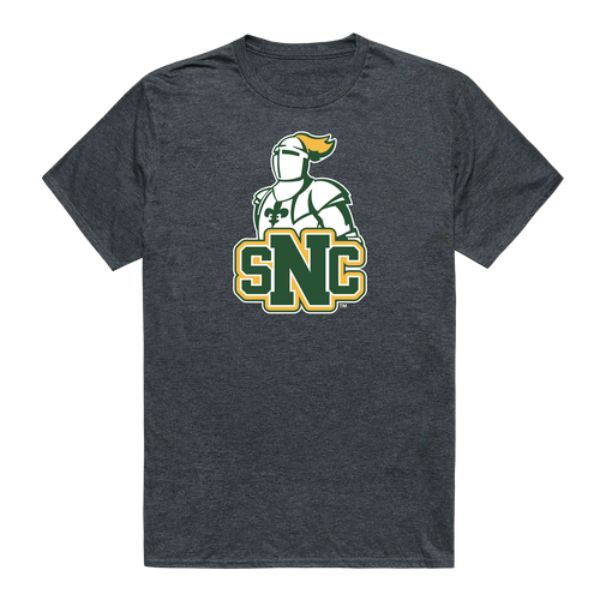 FinalFan St. Norbert College Green Knights Cinder T-Shirt&#44; Heather Charcoal - Small