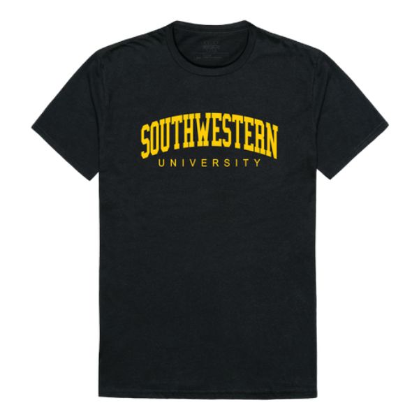 FinalFan Southwestern University Pirates College T-Shirt&#44; Black - Large